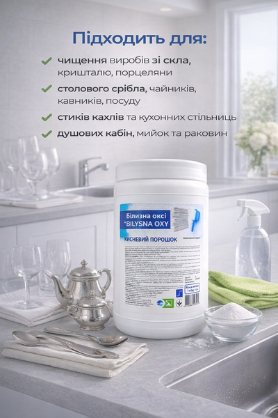 Bilysna oxy (Білизна оксі) кисневий порошок, 1000 г УТ000003269 фото