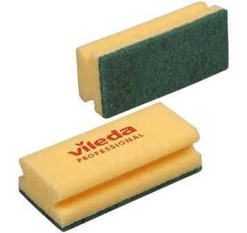 Губка High foam backed scourer (зеленый абразив)(10шт) УТ000007738 фото